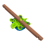 Joc de Echilibrul si Balans cu Broscute Testoase KidKraft Turtle Totter Balance Beam  Interior - Exterior